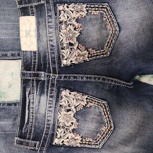 Miss Me CHLOE Bootcut Jeans 27 x 34 color M557 style M3292B Women's 27 Boot Cut